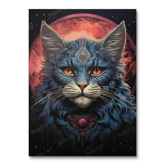 Psychedelic Paws II (Diamond Painting)