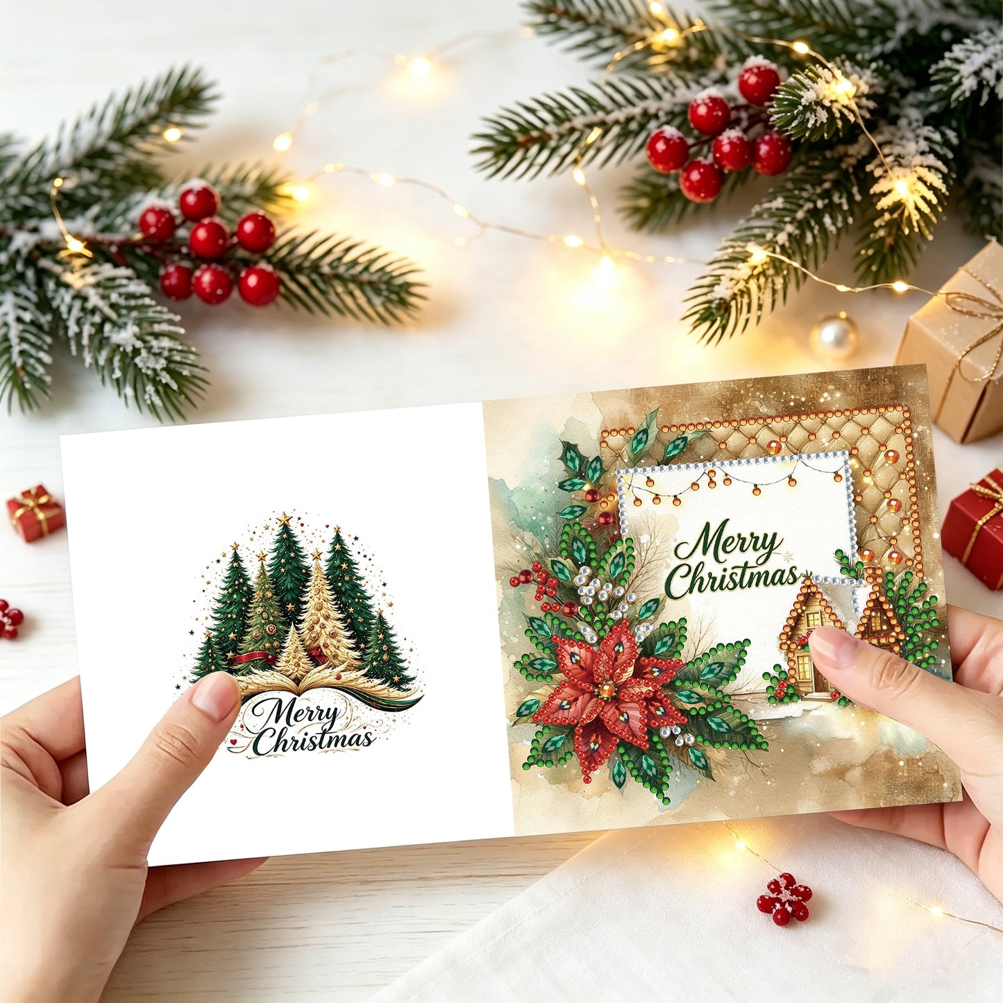 Gingerbread Wishes Christmas Cards