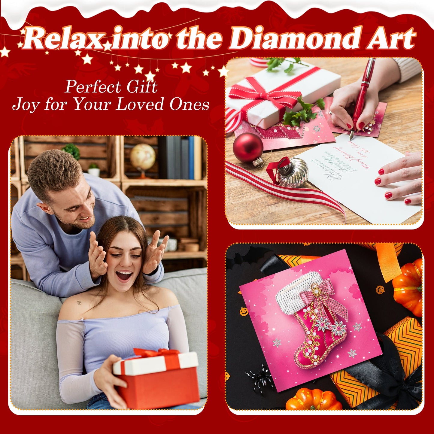 Pretty in Pink Christmas Cards