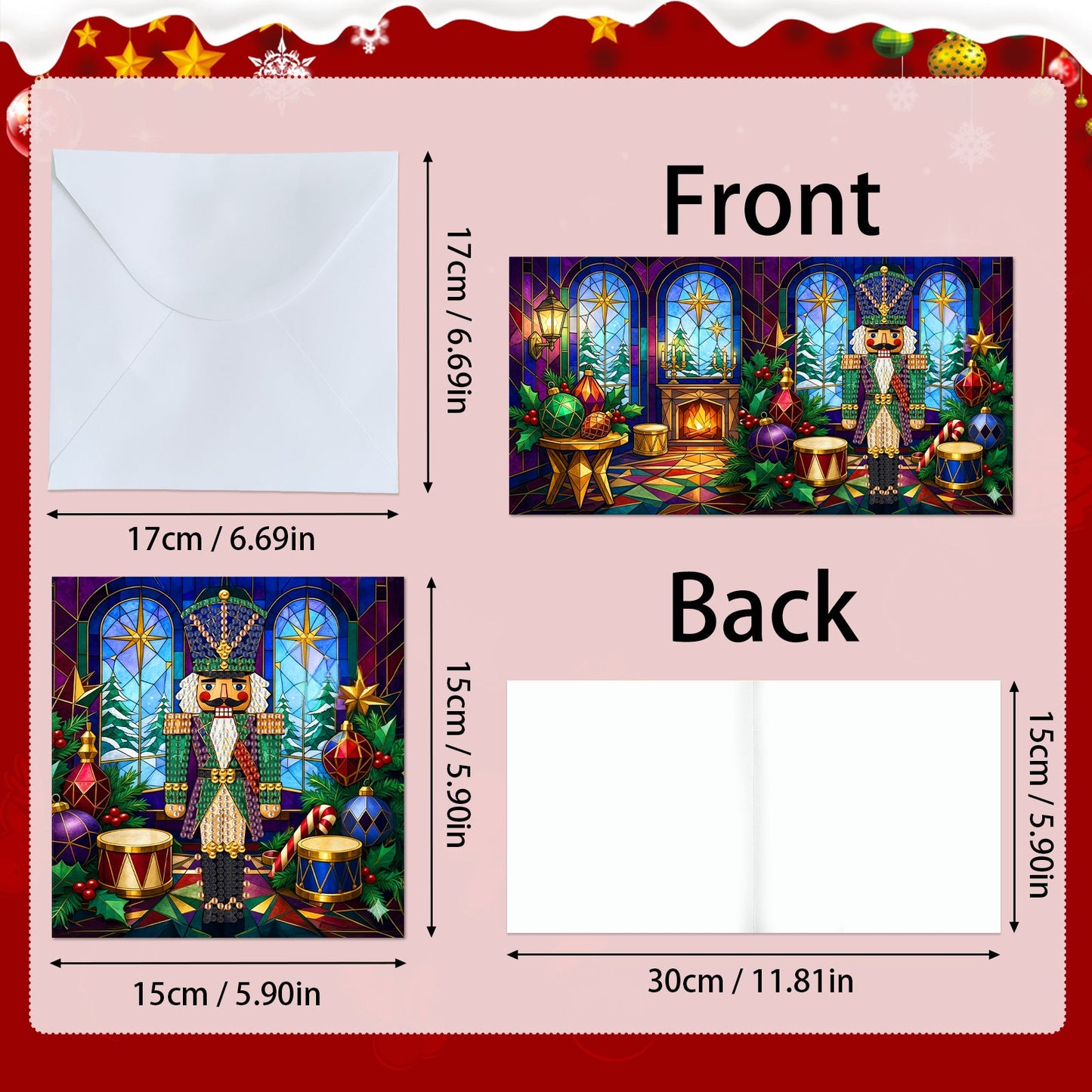 Nutcracker Wonderland Christmas Cards