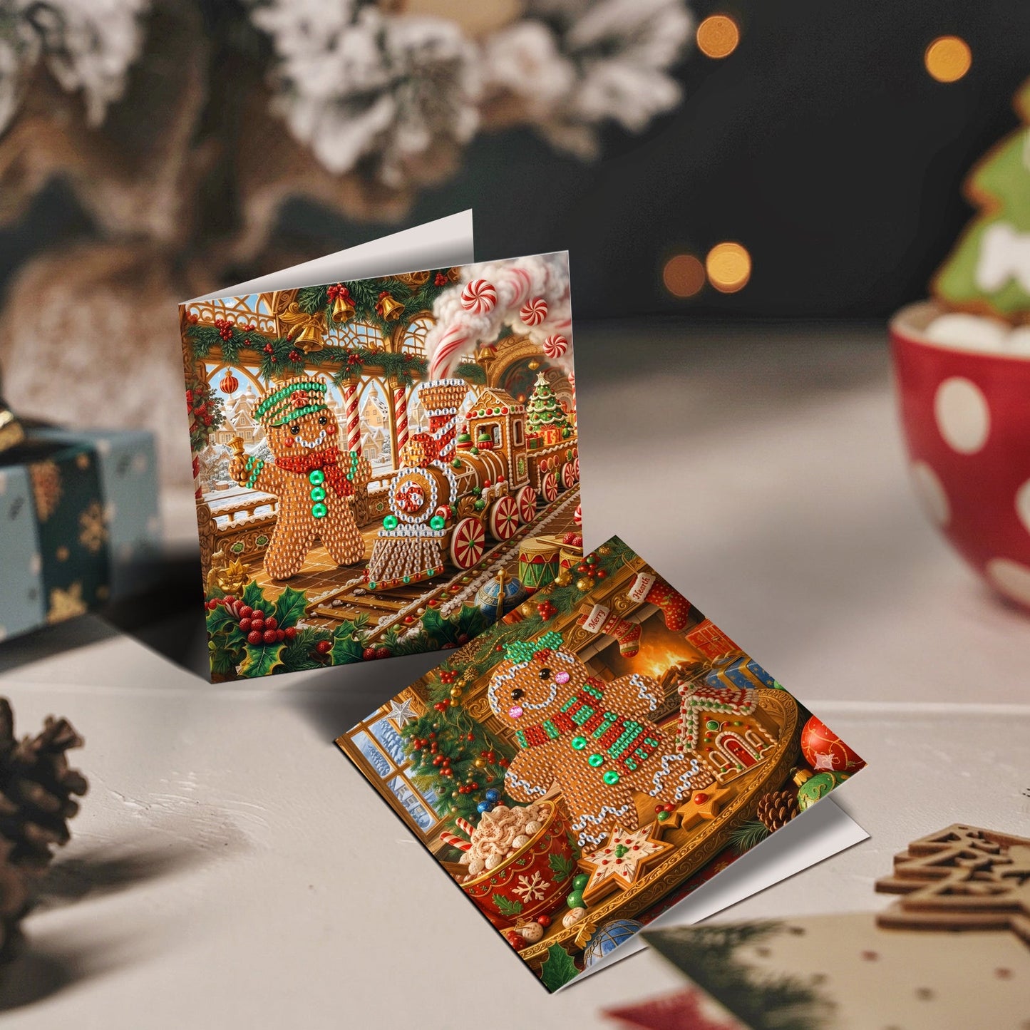Gingerbread Joy Christmas Cards