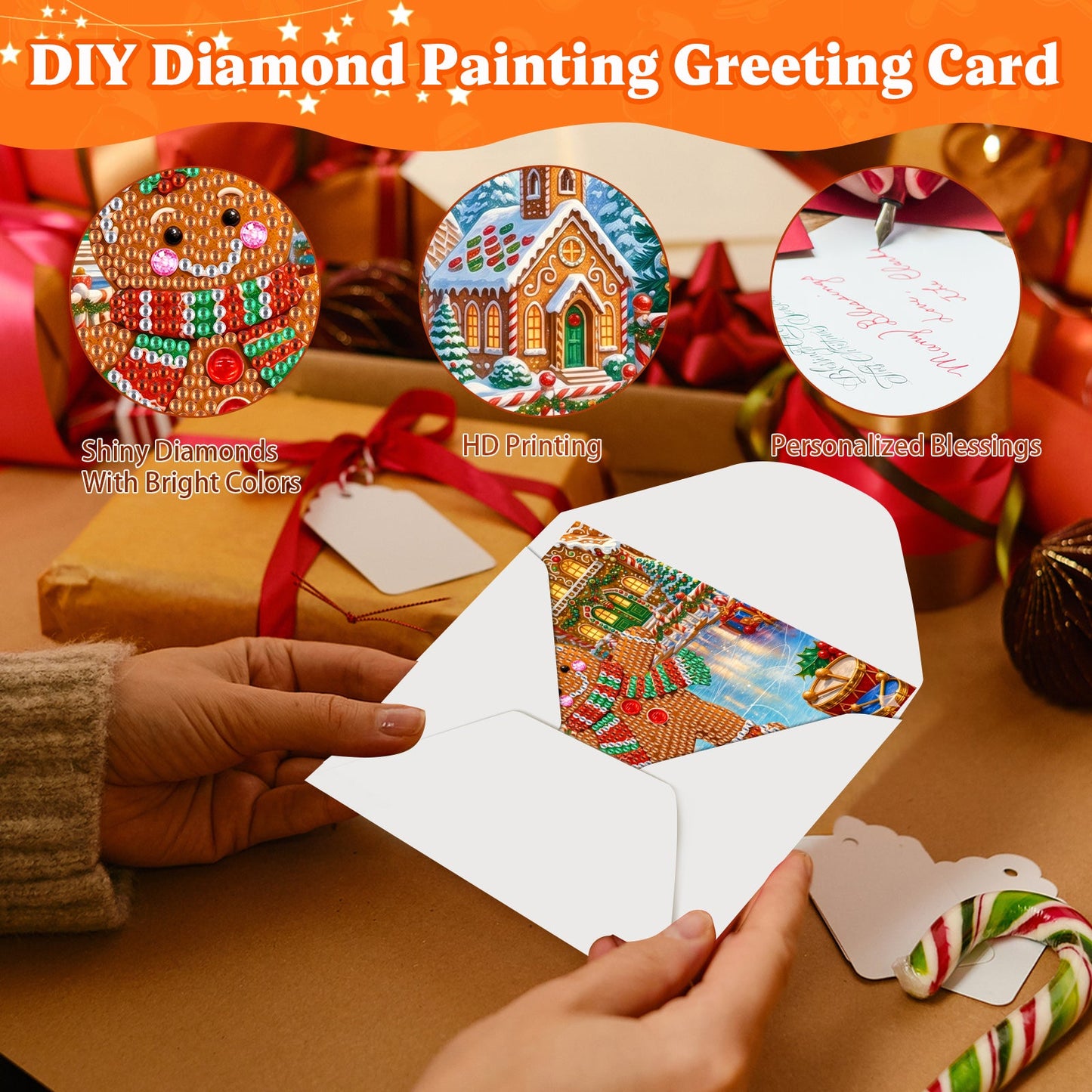 Gingerbread Joy Christmas Cards