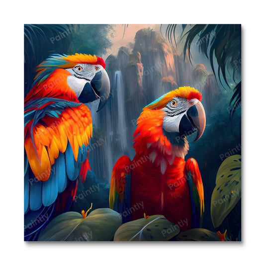Macaw Paradise I (Diamond Painting)