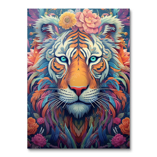 Psychedelic Tiger II (Diamond Painting)