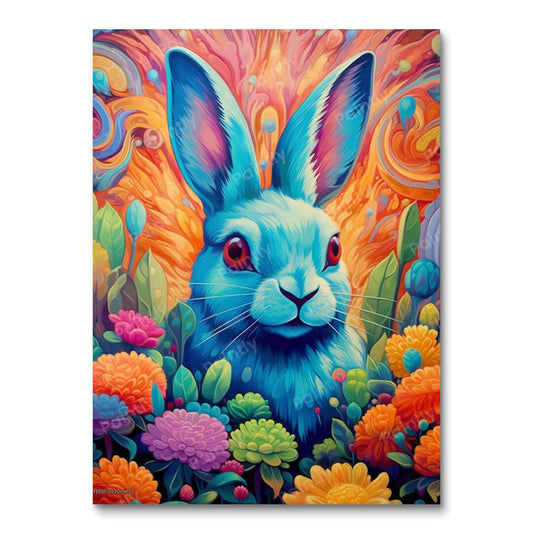 Psychedelic Rabbit III (Diamond Painting)