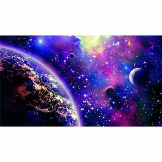 Dream Space Star Wall Decor Full Drill - 5D Diy Diamond Painting Kits VM7887 - NEEDLEWORK KITS