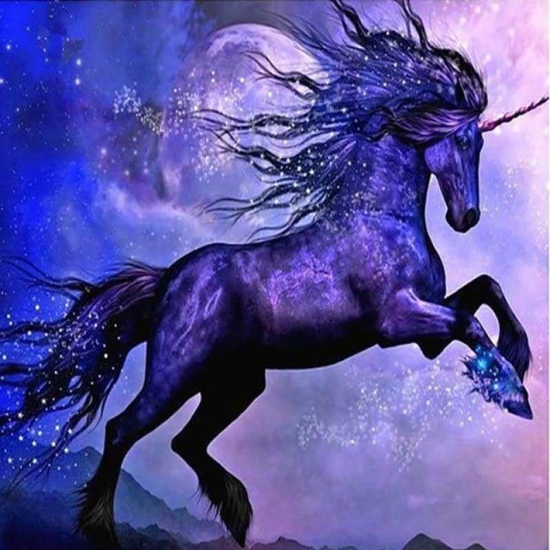 2019 Dream Unicorn 5d Diy Diamond Embroidery Cross Stitch Kits VM3504 - NEEDLEWORK KITS