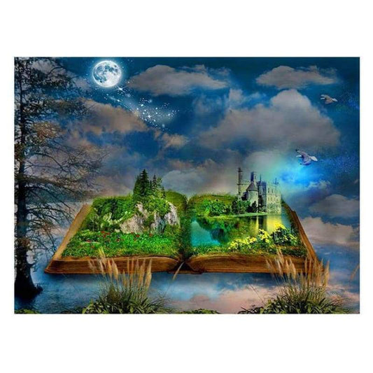 Fantasy Mystical Pattern Full Drill - 5D Diy Diamond Painting Kits QB7101 - NEEDLEWORK KITS