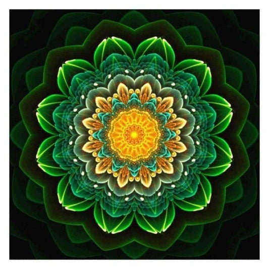 Hot Sale Crystal  Abstract Mandala Full Drill - 5D Diy Diamond Painting Kits BQ5001 - NEEDLEWORK KITS