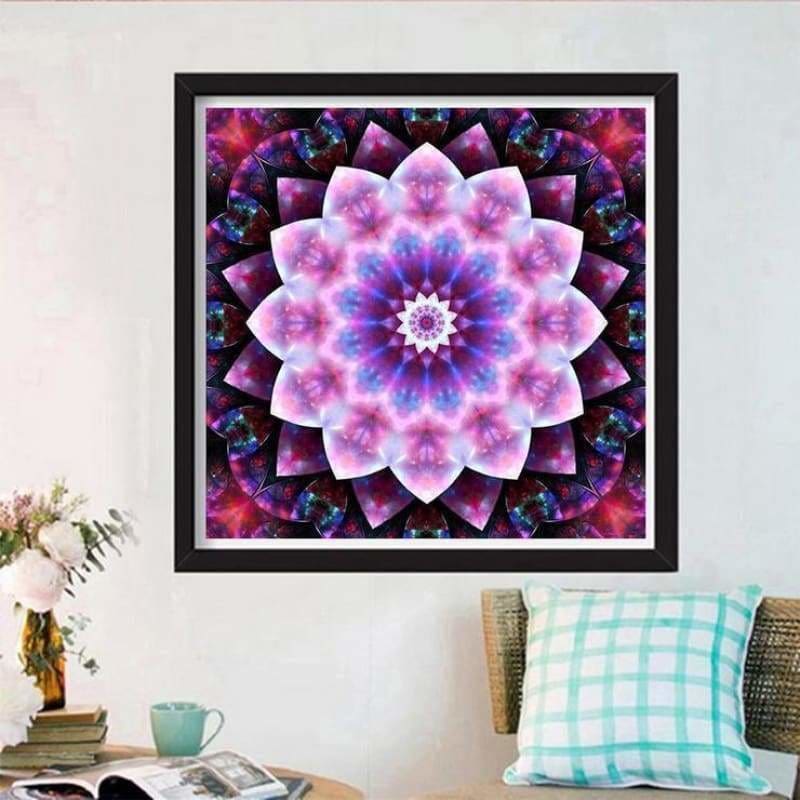 Hot Sale Crystal  Abstract Mandala Full Drill - 5D Diy Diamond Painting Kits BQ5002 - NEEDLEWORK KITS