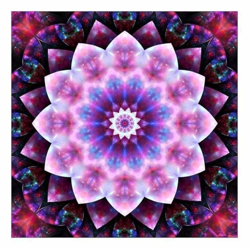 Hot Sale Crystal  Abstract Mandala Full Drill - 5D Diy Diamond Painting Kits BQ5002 - NEEDLEWORK KITS