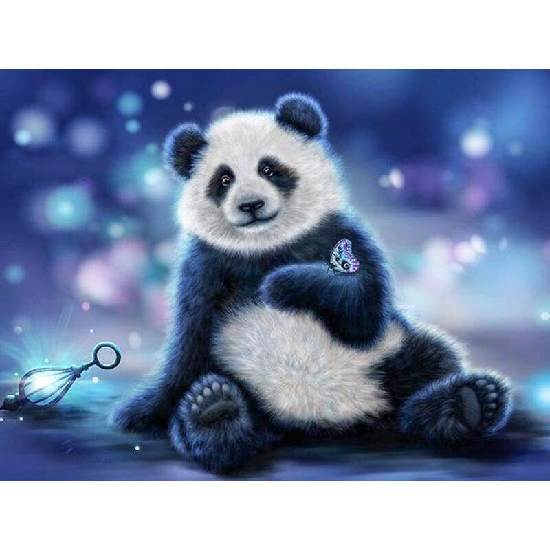 Hot Sale Cute Animal Panda Picture Full Drill - 5D Diy Diamond Painting Kits VM7853 - NEEDLEWORK KITS