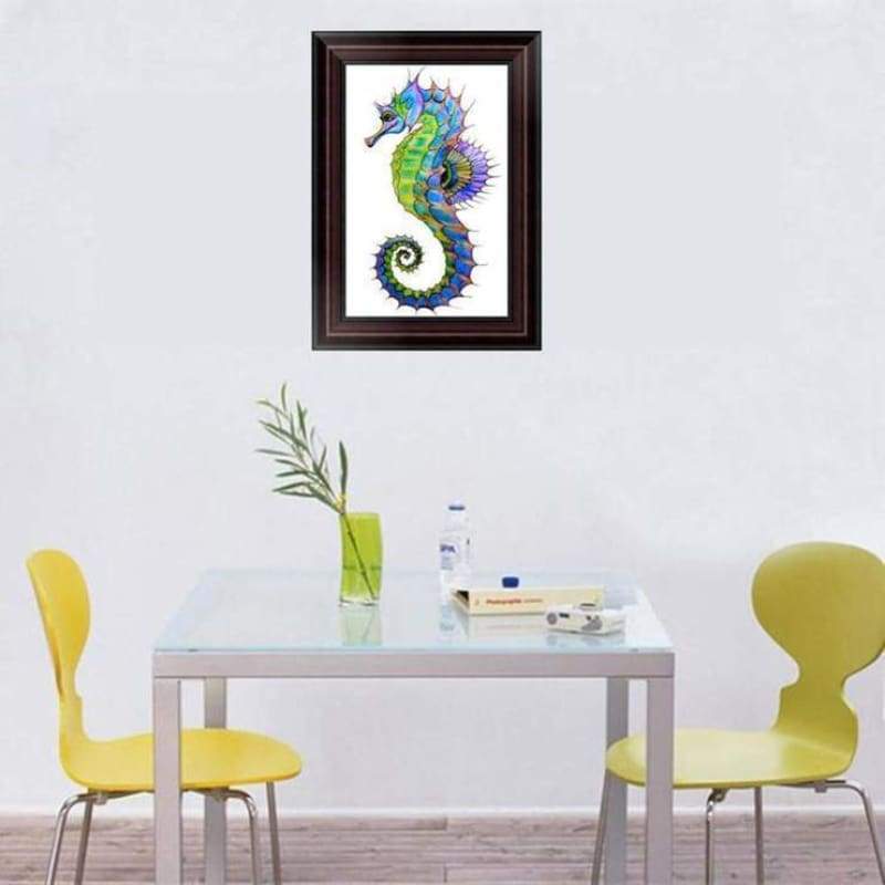 Hot Sale Hippocampi Diy Full Drill - 5D Crystal Diamond Painting Kits QB0053 - NEEDLEWORK KITS