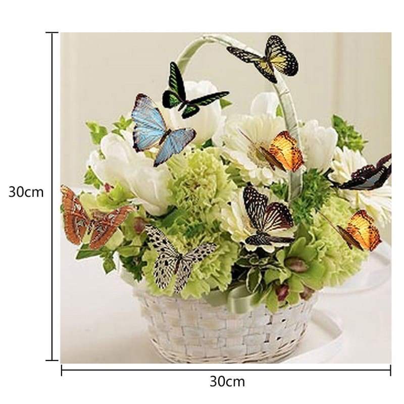 2019 Hot Sale Mosaic Diamond Embroidery Flowers Cross Stitch Kits VM20449 - NEEDLEWORK KITS