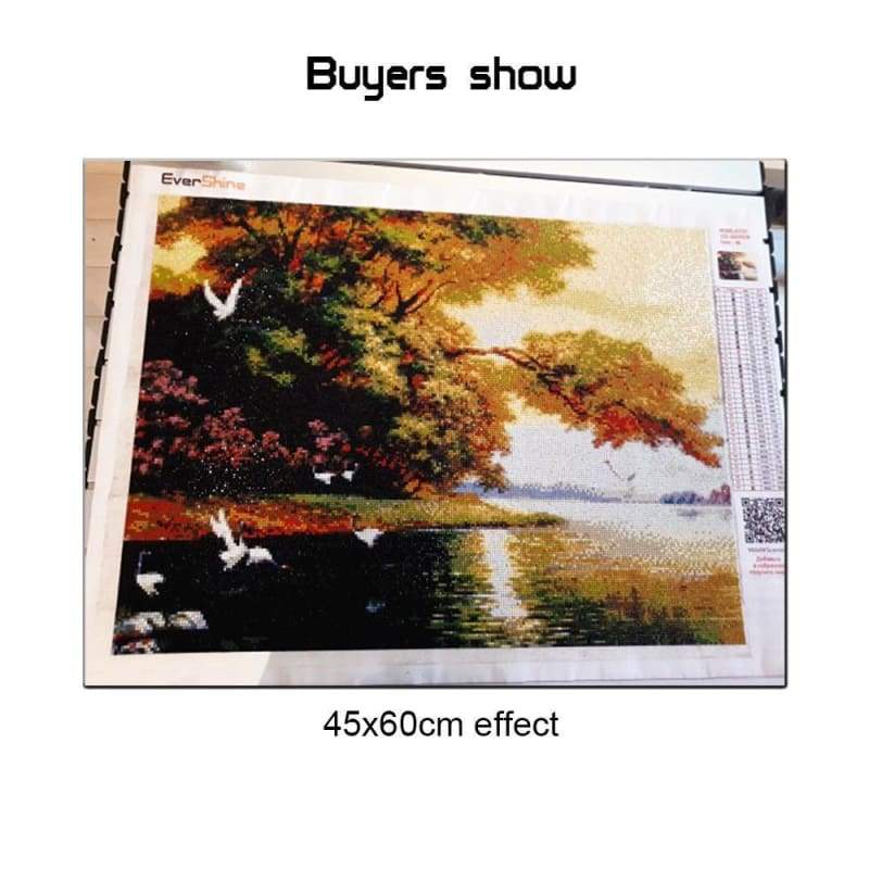 Hot Sale Popular Landscape Natural Full Drill - 5D Diy Diamond Painting Kits VM7213 - NEEDLEWORK KITS