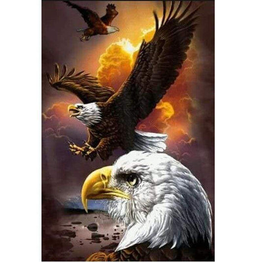 2019 Hot Sale Sharp Eyed Eagle 5d Diamond Embroidery Kits VM1037 - NEEDLEWORK KITS