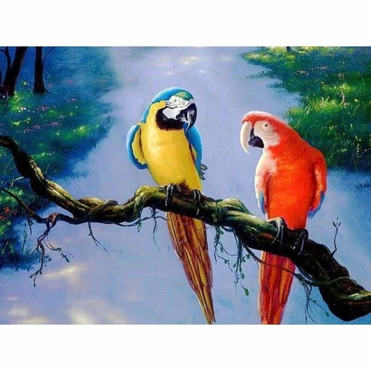 New Bird Needlework Full Drill - 5D Diy Diamond Painting Kits VM09140 - NEEDLEWORK KITS