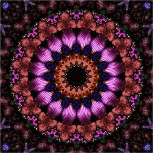 New Dream Mandala Abstract Pattern Full Drill - 5D Diy Diamond Painting Kits VM6008 - NEEDLEWORK KITS