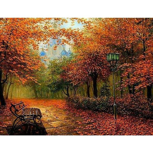 2019 New Hot Sale Autumn Forest Diy 5d Diamond Embroidery Kits VM20035 - NEEDLEWORK KITS