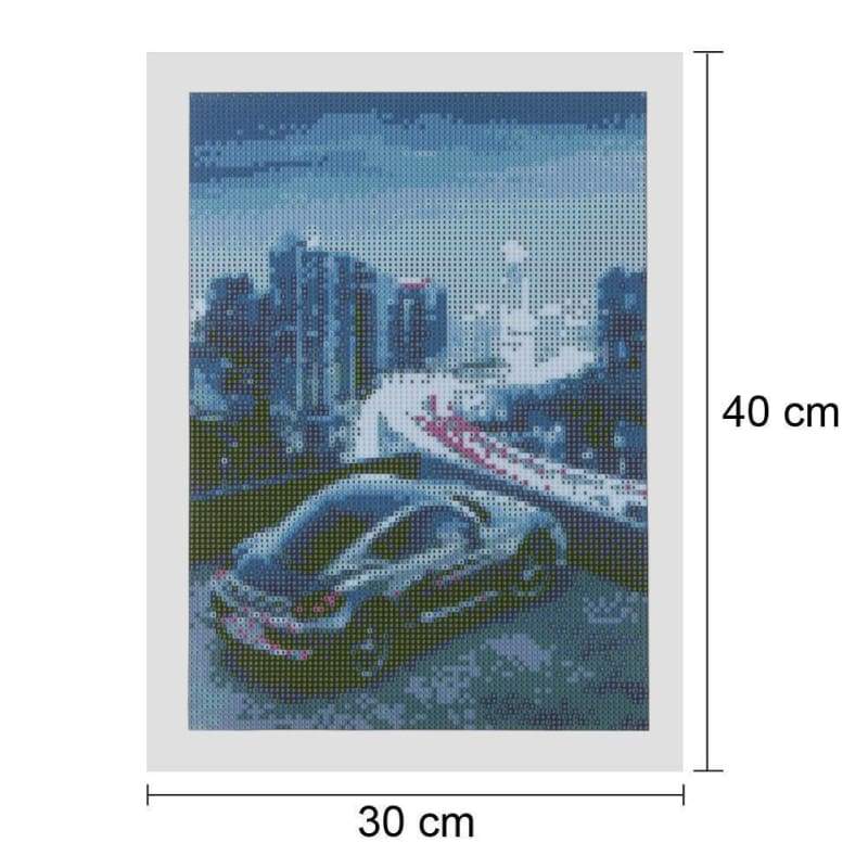 New Hot Sale Sport Car Full Drill - 5D Diy Diamond Painting Cross Stitch Kits VM1224 - NEEDLEWORK KITS