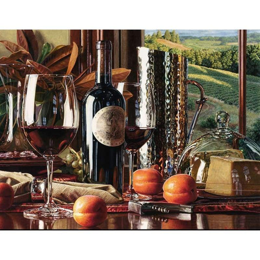 New Hot Sale Wine Pattern Diamond Painting Kits VM9988 - NEEDLEWORK KITS
