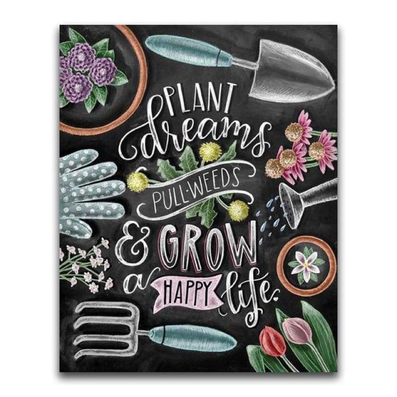 Special Black Board Word Home Decor Full Drill - 5D Diy Diamond Painting Kits VM19685 - NEEDLEWORK KITS