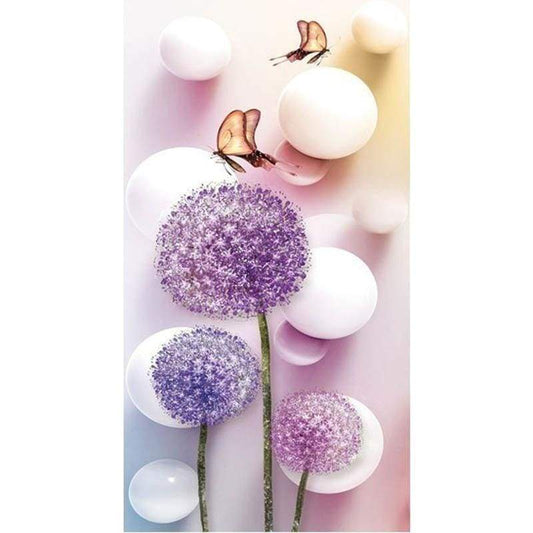 2019 Special Cheap Modern Art Lavender Diy Dandelion Diamond Embroidery VM1077 - NEEDLEWORK KITS