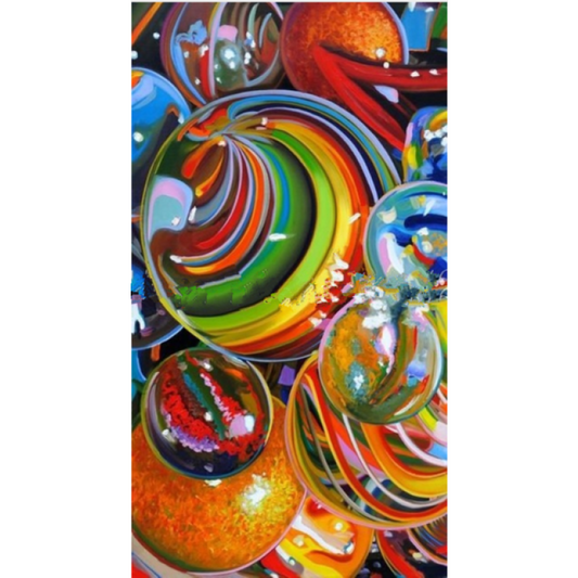 Special Colorful Abstract Pattern Full Drill - 5D Diy Diamond Painting Kits VM9969 - NEEDLEWORK KITS