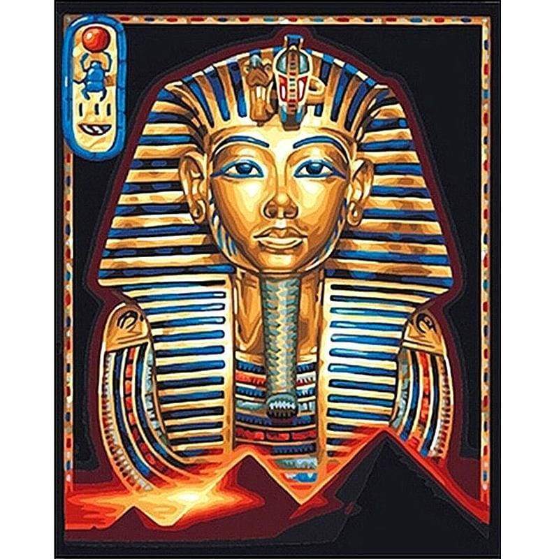 Full Drill - 5D DIY Diamond Painting Egyptian Pharaoh - NEEDLEWORK KITS