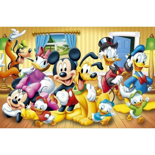 Cartoon Friends 2- Full Drill Diamond Painting - NEEDLEWORK KITS