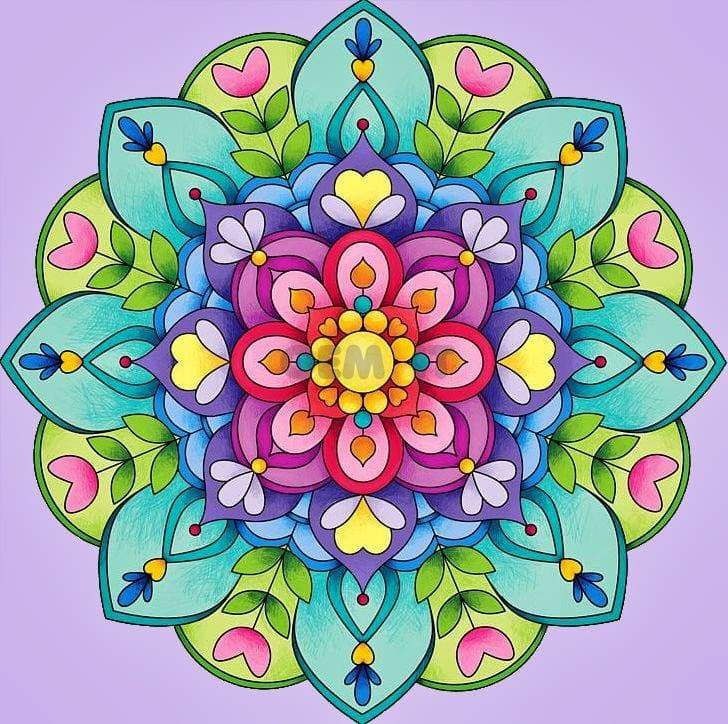 Mandala pattern. Full Drill Diamond Painting Abstract - NEEDLEWORK KITS