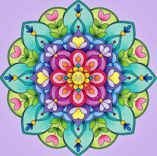 Mandala pattern. Full Drill Diamond Painting Abstract - NEEDLEWORK KITS