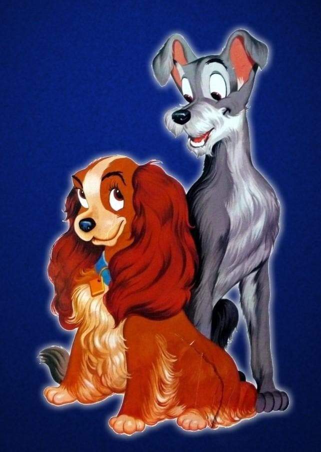 Lady & The Tramp- Full Drill Diamond Painting - NEEDLEWORK KITS