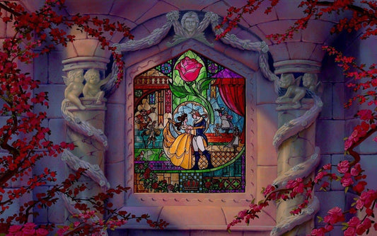 Beauty And The Beast - Full Drill Diamond Painting - NEEDLEWORK KITS