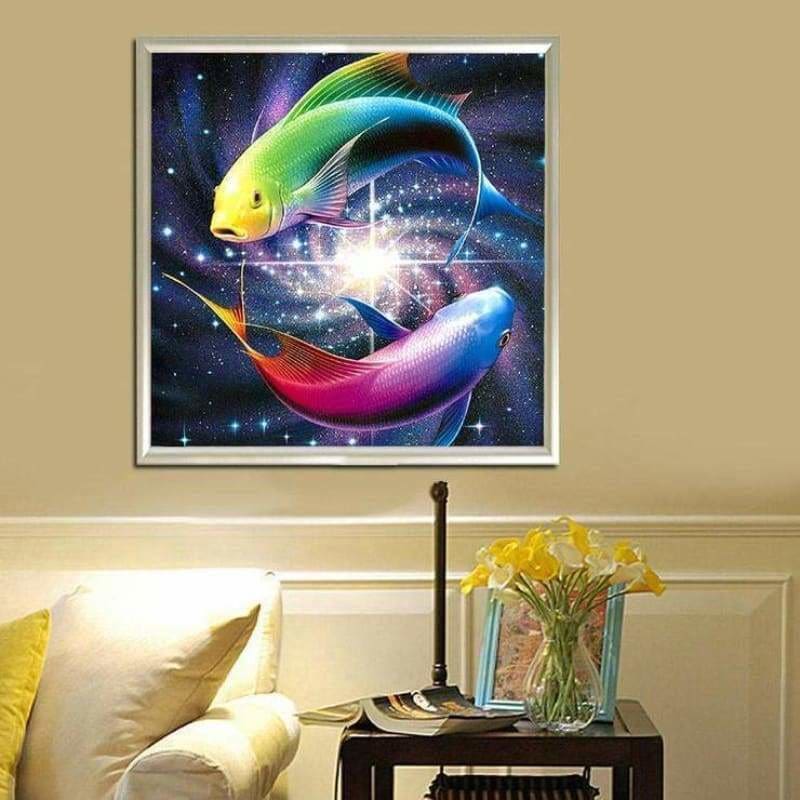 Full Drill - 5D DIY Diamond Painting Kits Bedazzled Special Colorful Fish - NEEDLEWORK KITS