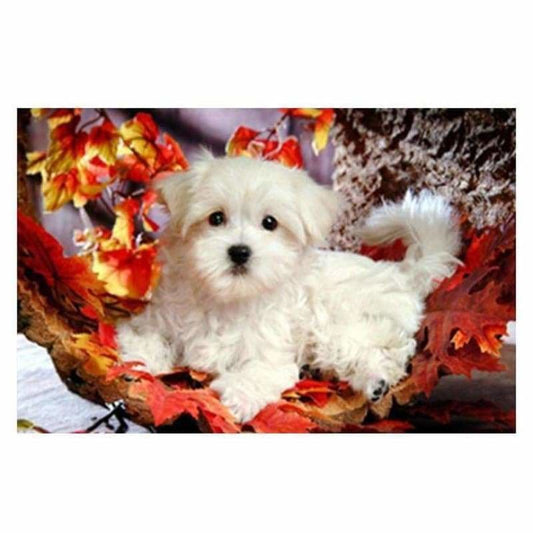 Full Drill - 5D DIY Diamond Painting Kits Cute Pet Dog - NEEDLEWORK KITS