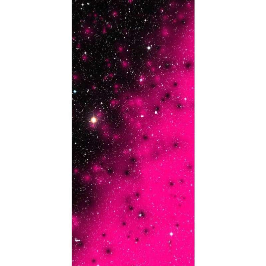 Black And Pink Sky - Full Drill Diamond Painting Abstract -