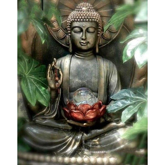 Buddah 03- Full Drill Diamond Painting - NEEDLEWORK KITS