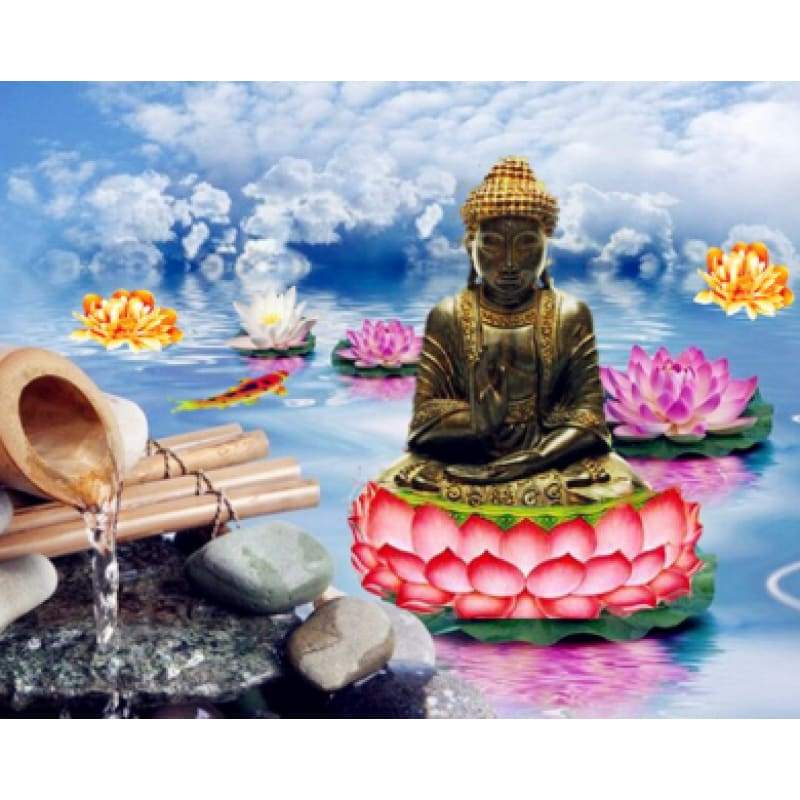 Buddah 07- Full Drill Diamond Painting - NEEDLEWORK KITS