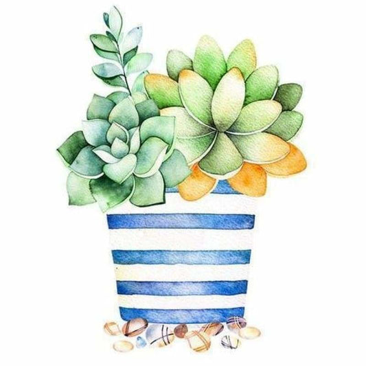 Full Drill - 5D DIY Diamond Painting Kits Cartoon Plant Cactus - NEEDLEWORK KITS