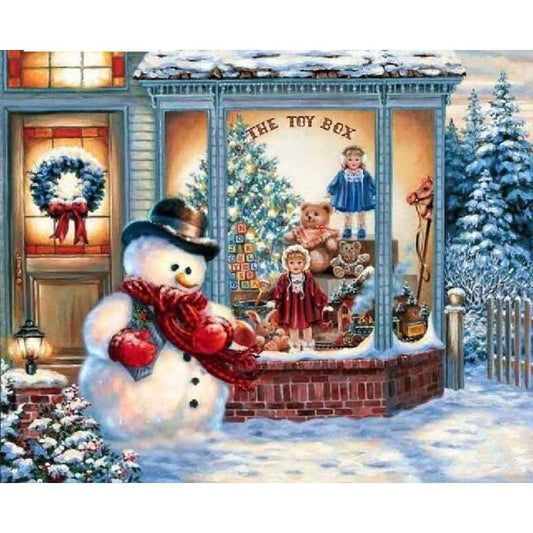 Christmas Toy Store - Full Drill Diamond Painting - Special
