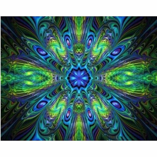 Full Drill - 5D DIY Diamond Painting Kits Colorful Abstract Flower - NEEDLEWORK KITS