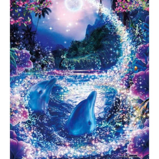 Dolphins 08- Full Drill Diamond Painting - Special Order -