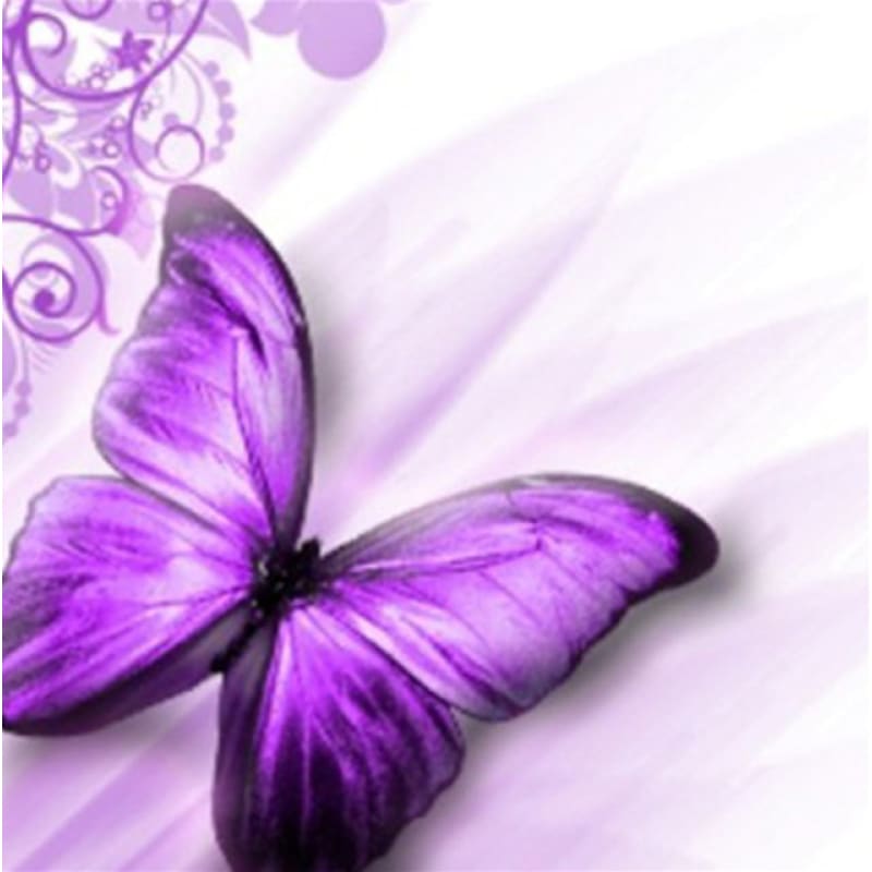 Dream Lavender Butterfly Patterns Diamond Painting Kits 