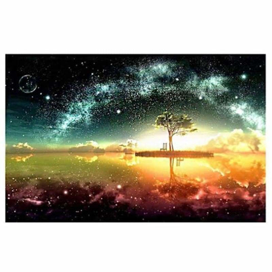 Dream Night Sky Star Wall Decor Full Drill - 5D Diy Diamond