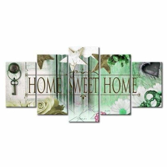 Dream Sweet Home Multi Panel Full Drill - 5D Diy Diamond