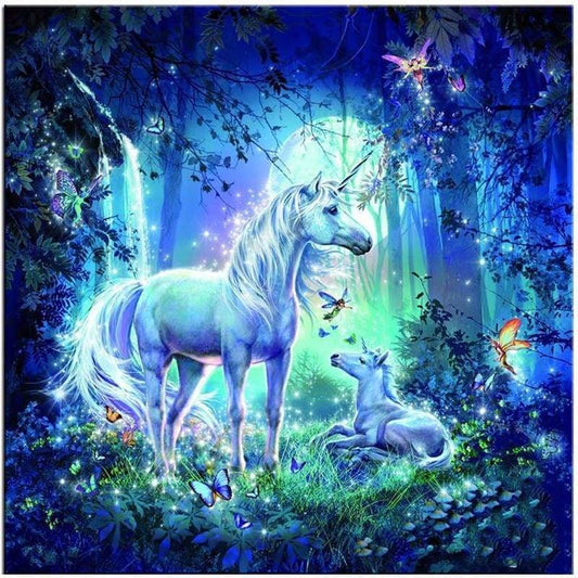 Dream Unicorns In The Jungle Full Drill - 5D Diamond