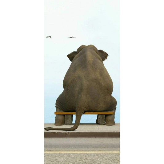 Elephant 04- Full Drill Diamond Painting - Special Order -