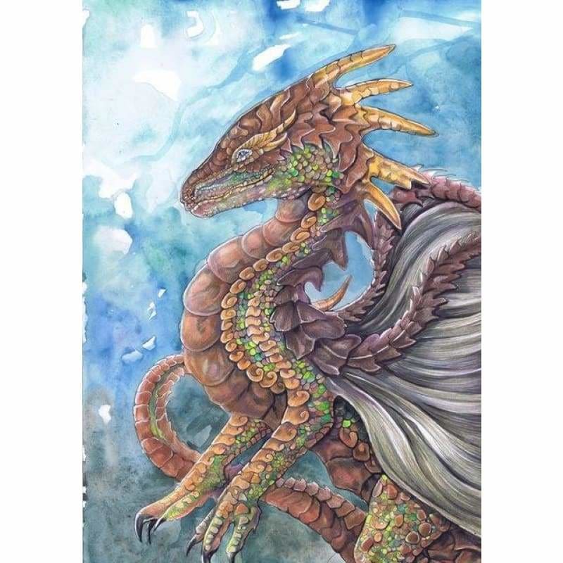 Full Drill - 5D DIY Diamond Painting Kits Fantasy Colorful Dragon - NEEDLEWORK KITS