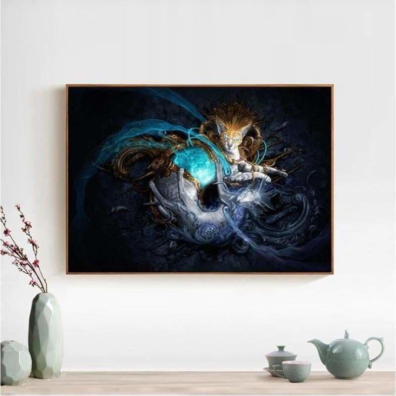 Fantasy Style Cat Full Drill - 5D Diy Diamond Painting Kits 